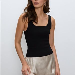ARITZIA BABATON SCULPT (ARJUN) KNIT TANK LONG